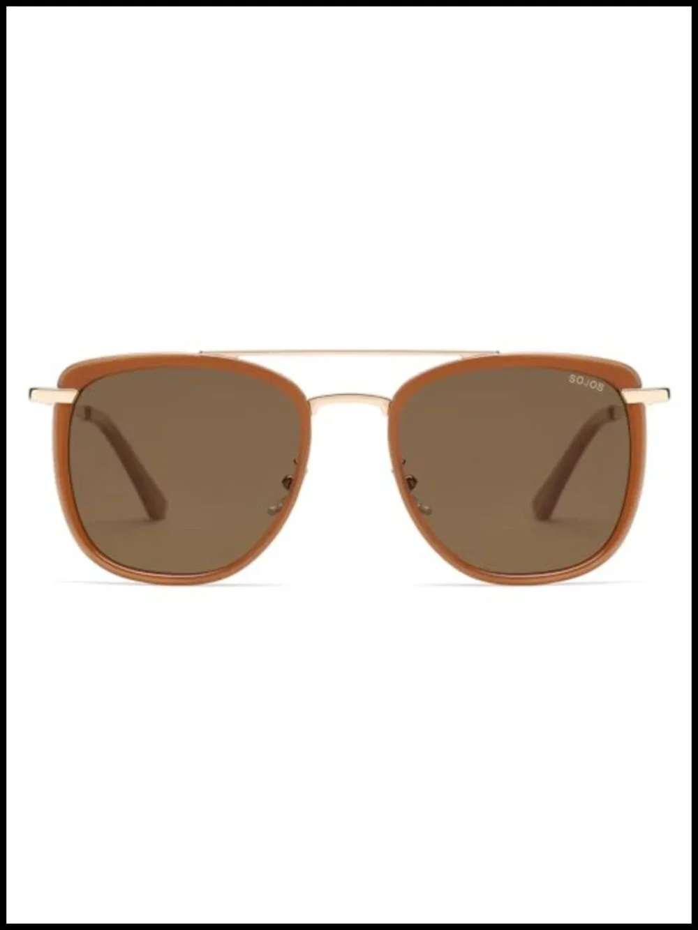 Retro Aviator Square Polarized UV400 Sunglasses